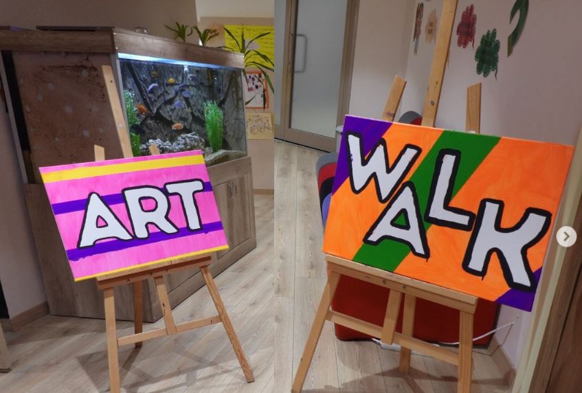 PYP DİSİNLİNLERÜSTÜ TEMAMIZ KAPSAMINDA 'ART WALK' ETKİNLİĞİNDEN EĞLENCELİ GÖRÜNTÜLER